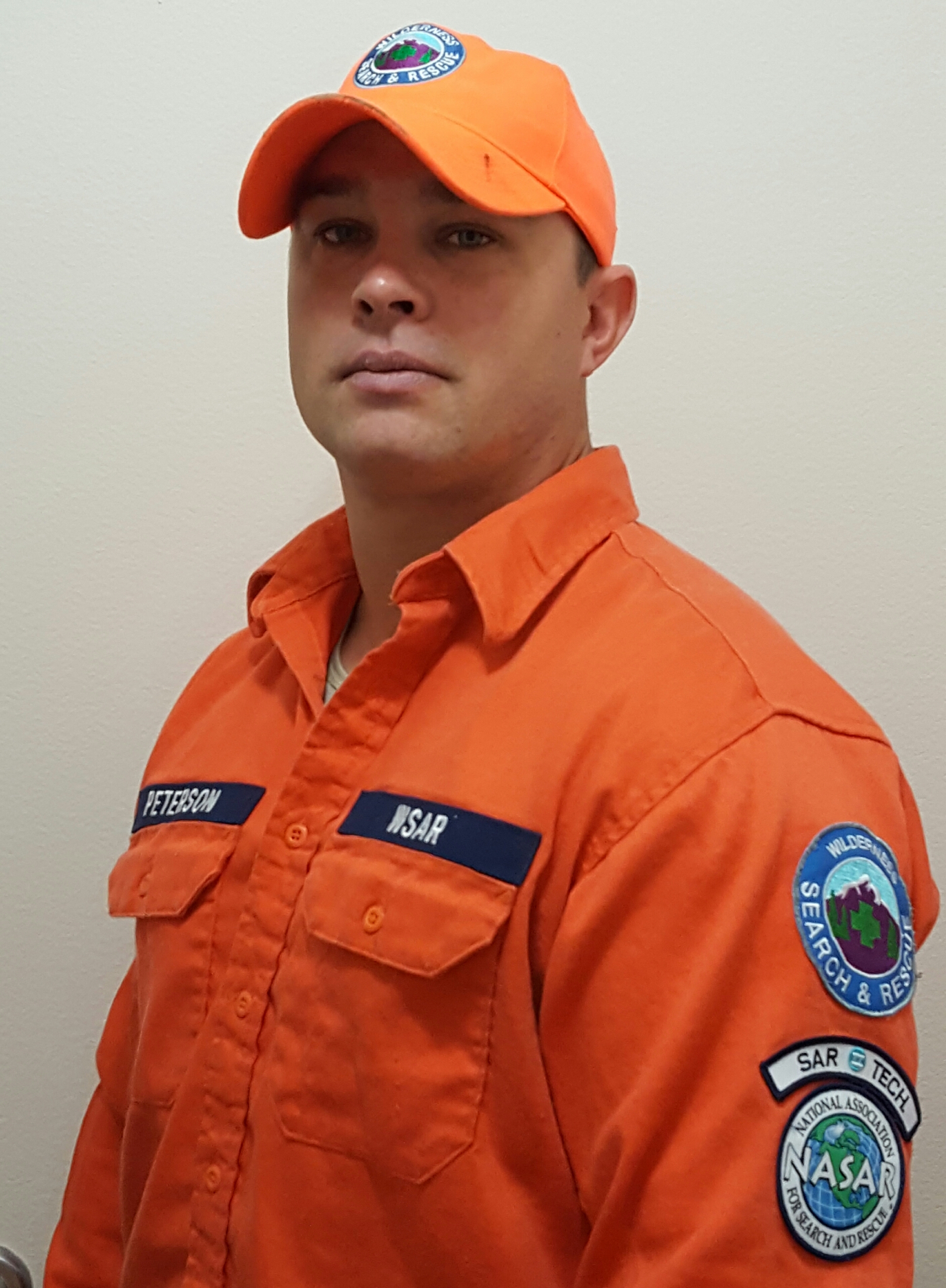 Technical Sergeant Mark Peterson Eielson Air Force Base 354th CES/CEM As a Wilderness Search and Rescue (WSAR) operational member, TSgt Peterson assists the Alaska State Troopers with lost person incidents anywhere in the State of Alaska. He is a National Associate for Search and Rescue (NASAR) certified SARTECH II and Tracker III (1 of 14 in the state with both skillsets). TSgt Peterson has completed several hours of intense training that covers advanced land navigation, search techniques, advanced tracking skills, intro to incident command, small unit leadership, crew safety, SAR dog tactics, traversing hazardous terrain and improvised crew transport. He is also working toward his public safety diver certification for the search and recovery of persons and objects under water. It is the first team of its kind in the North Star Borough area.