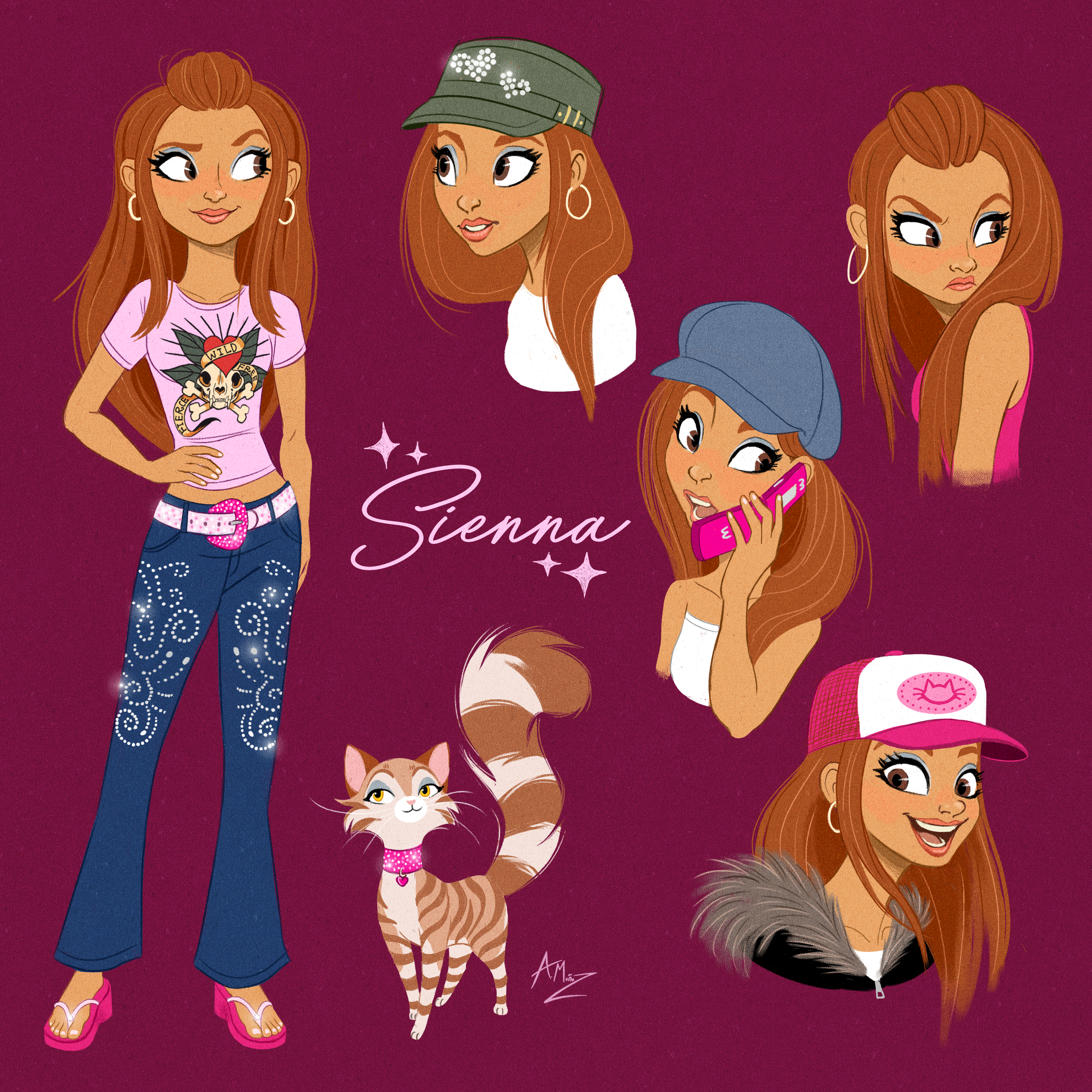 sienna_4_12_2000s_myspace_mcbling_y2k_character_design_expressions_millennials_cat_anthropomorphic_anthro_bling.png