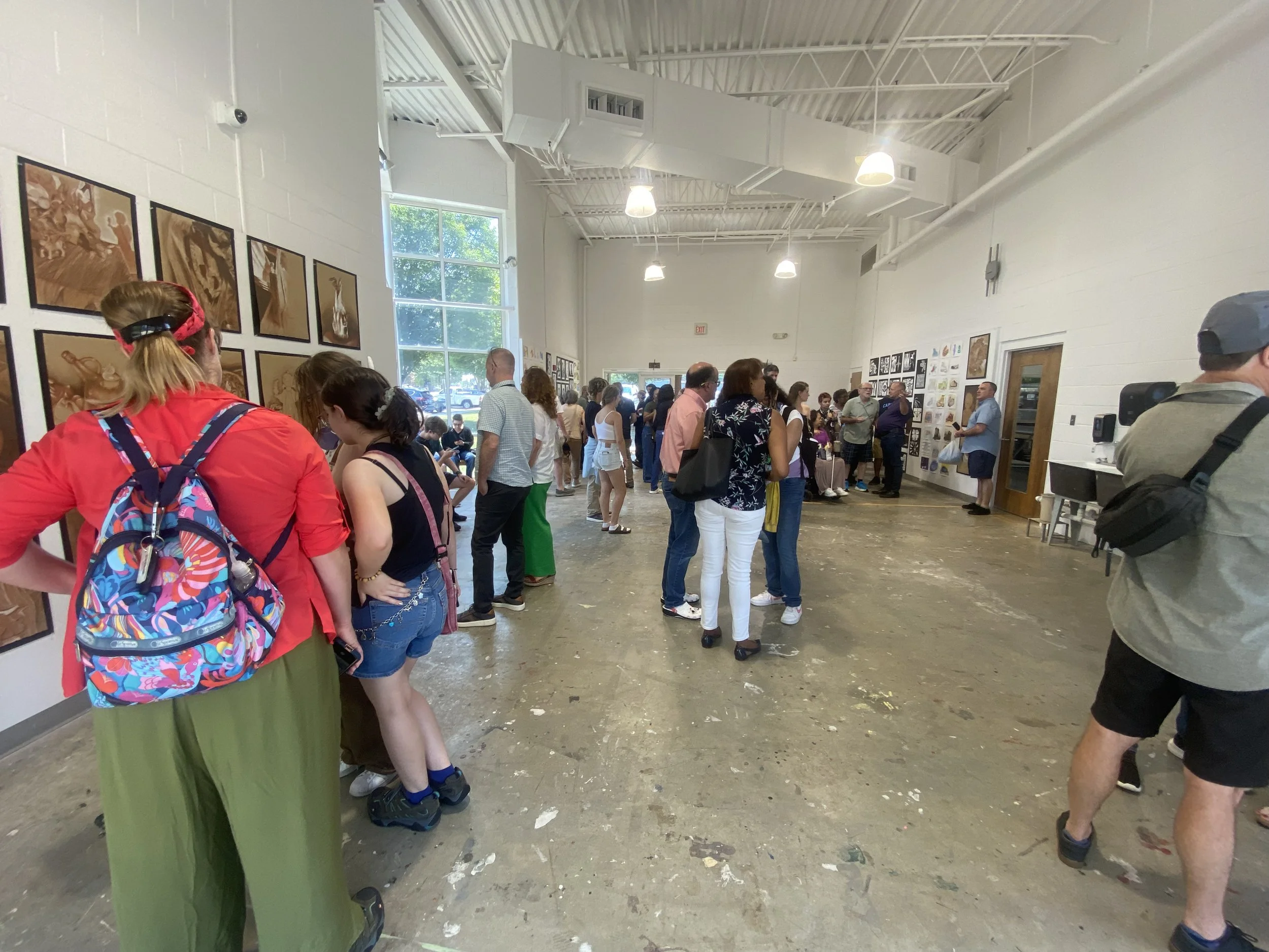 Arianna Nañez at the UNCSA Visual Arts Summer Intensive