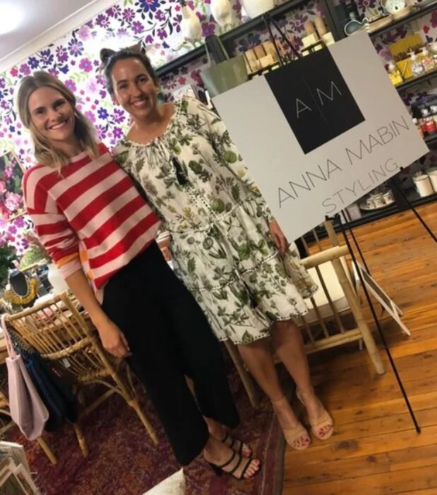 Anna and Chrissy at clothing boutique Inky &amp; Moss’ Ladies Night, Roma, Qld.
