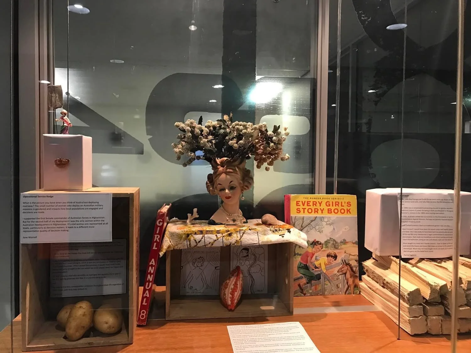 Curating a DPAC exhibition for International Women's Day 2021