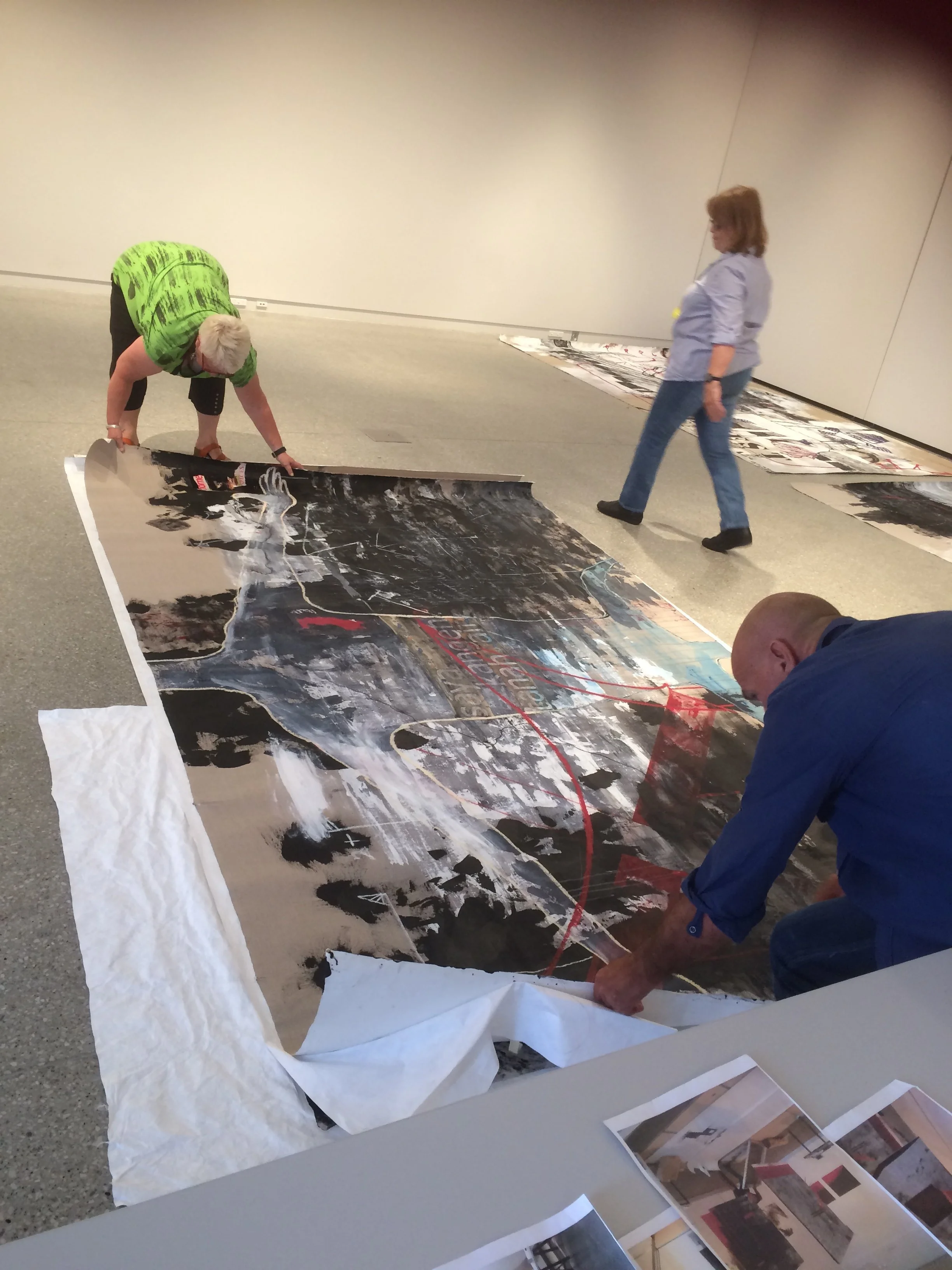 Curating Clyde McGill's The Borner Crossers at Moonah Art Centre