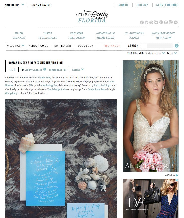 Style Me Pretty - July 2014