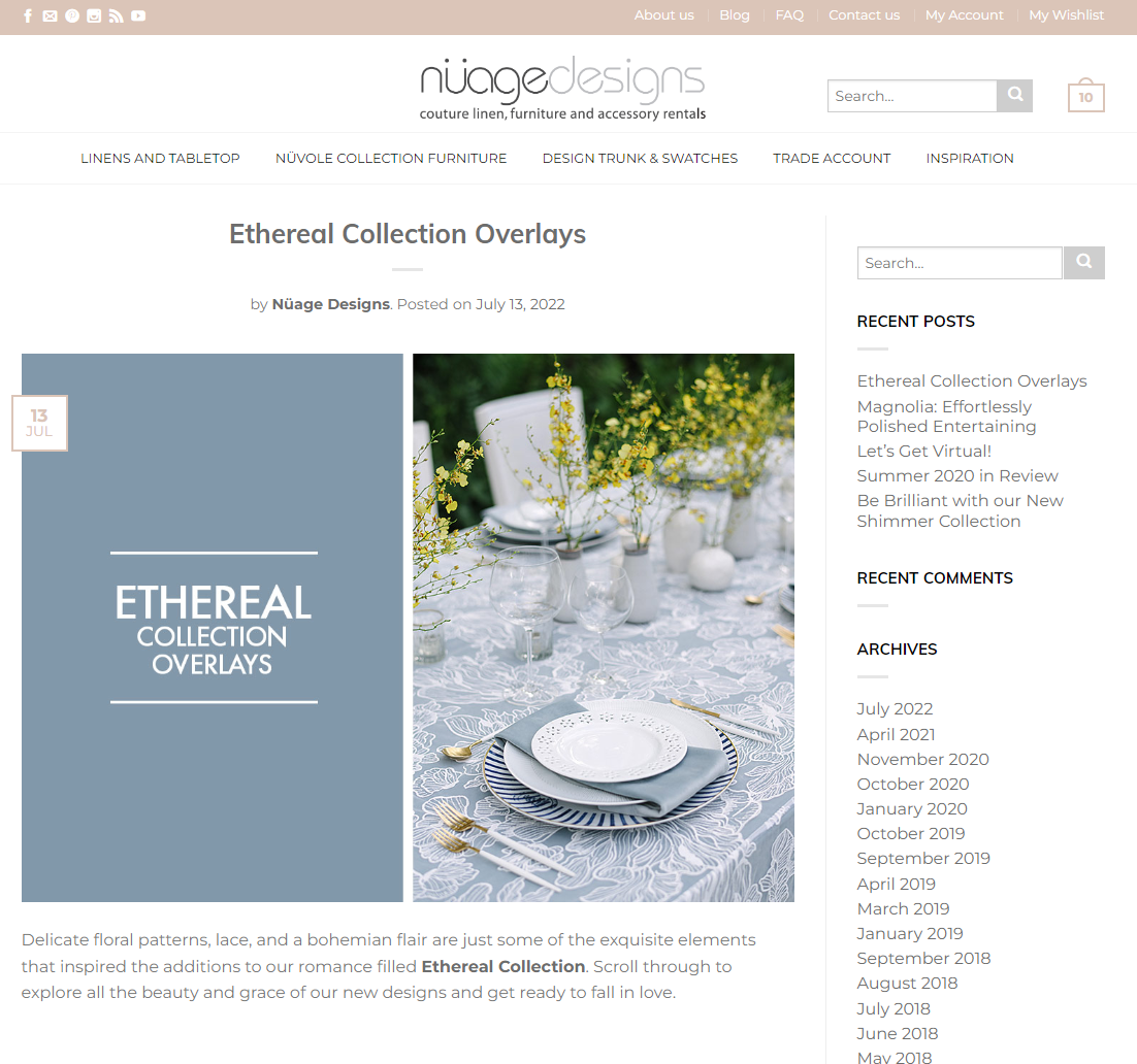 Nuage Designs - July 2022