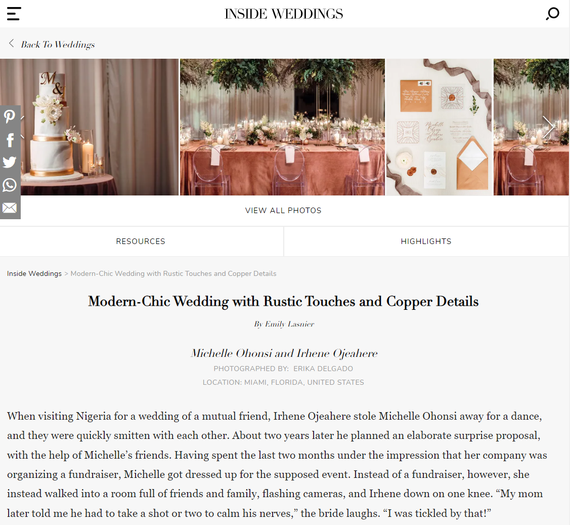 Inside Weddings - September 2017
