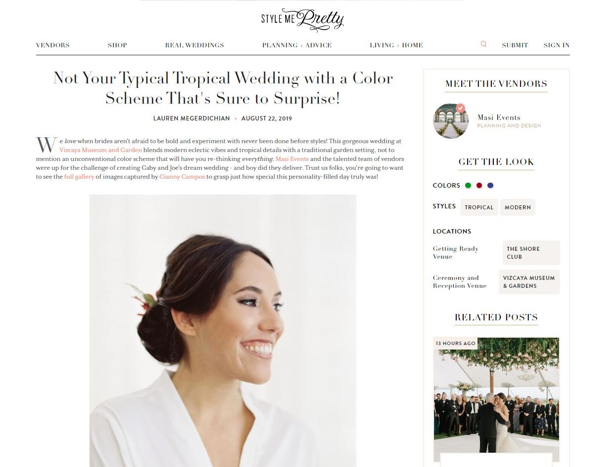 Style Me Pretty - August 2019