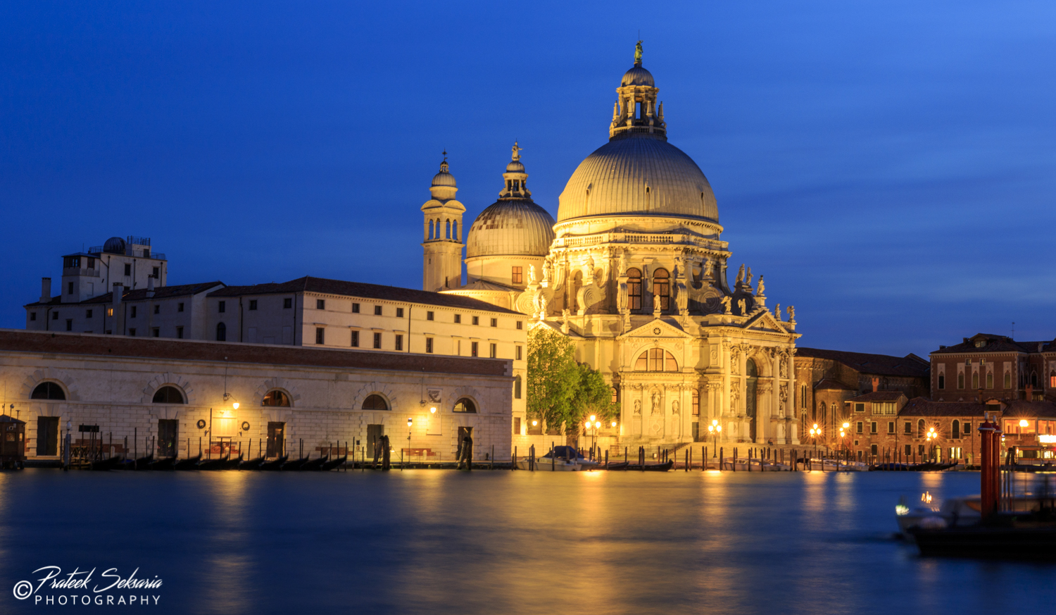 A rare serene moment at the Grand Canal