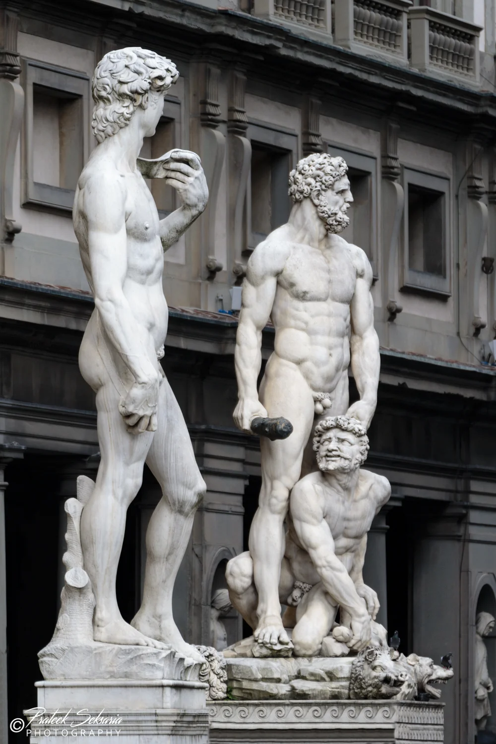David, Hercules and Cacus 