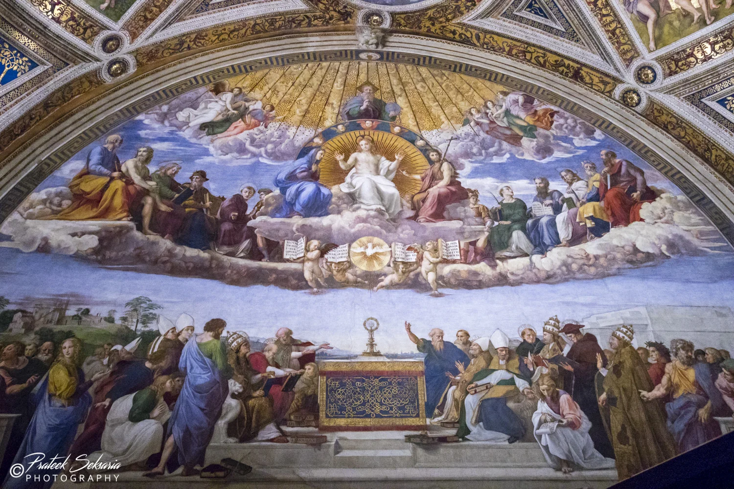Disputation over the Most Holy Sacrament by Raphael