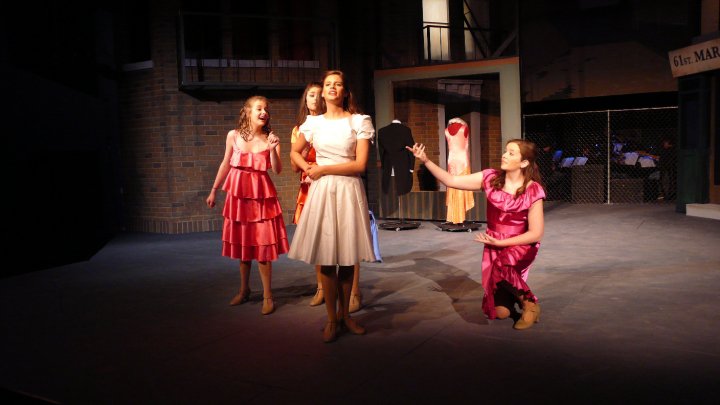 Performing in West Side Story