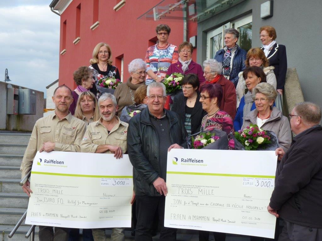 Scheckiwerréchung vun den Fraen a Mammen Nospelt 05.03.14