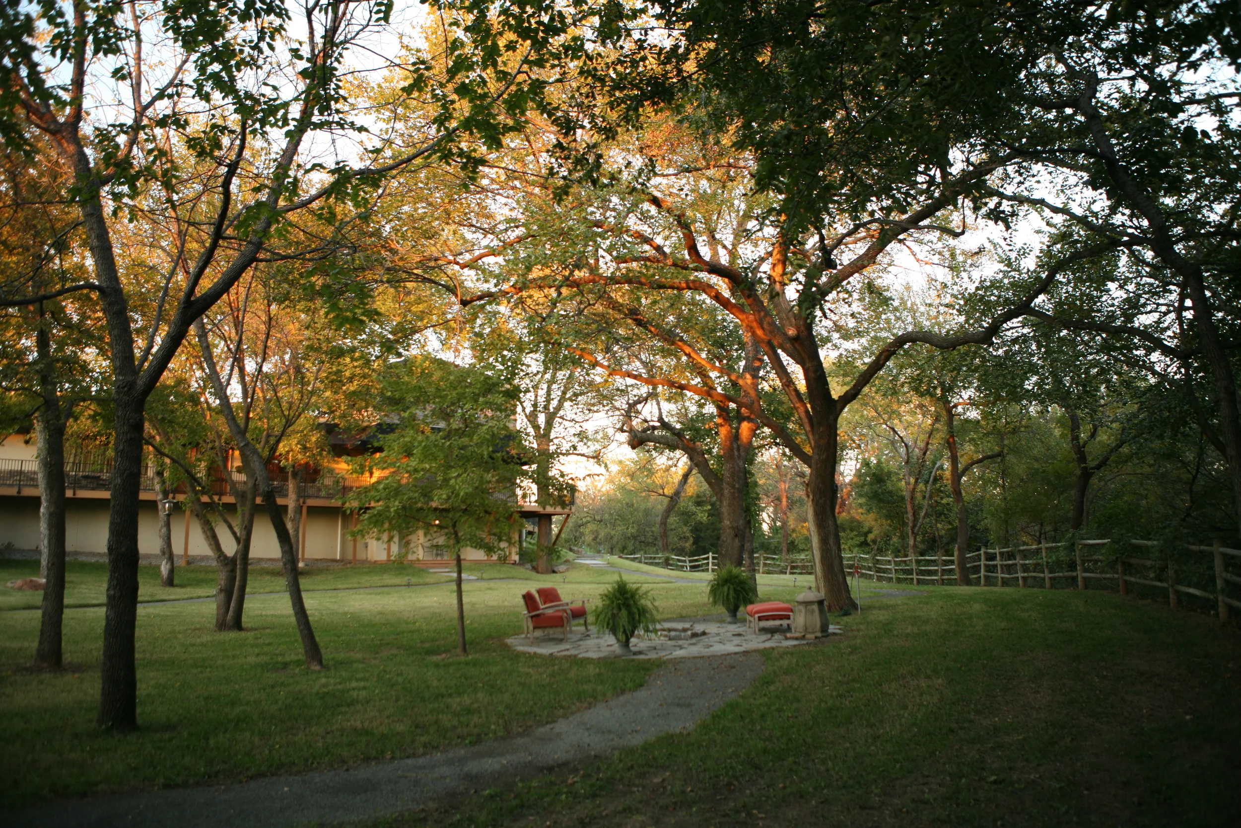 View of grounds from southwest
