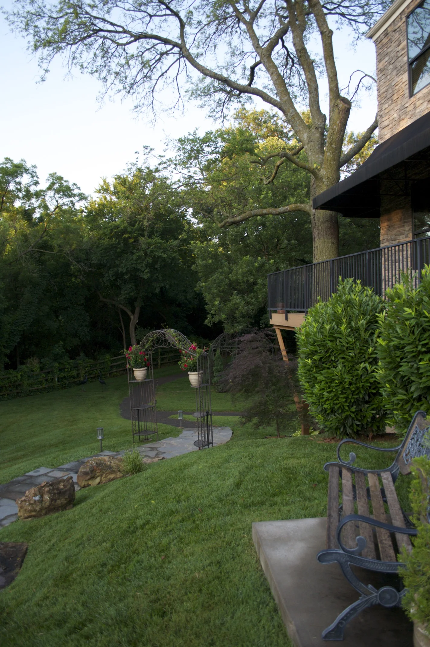 View towards southside of grounds from east side.