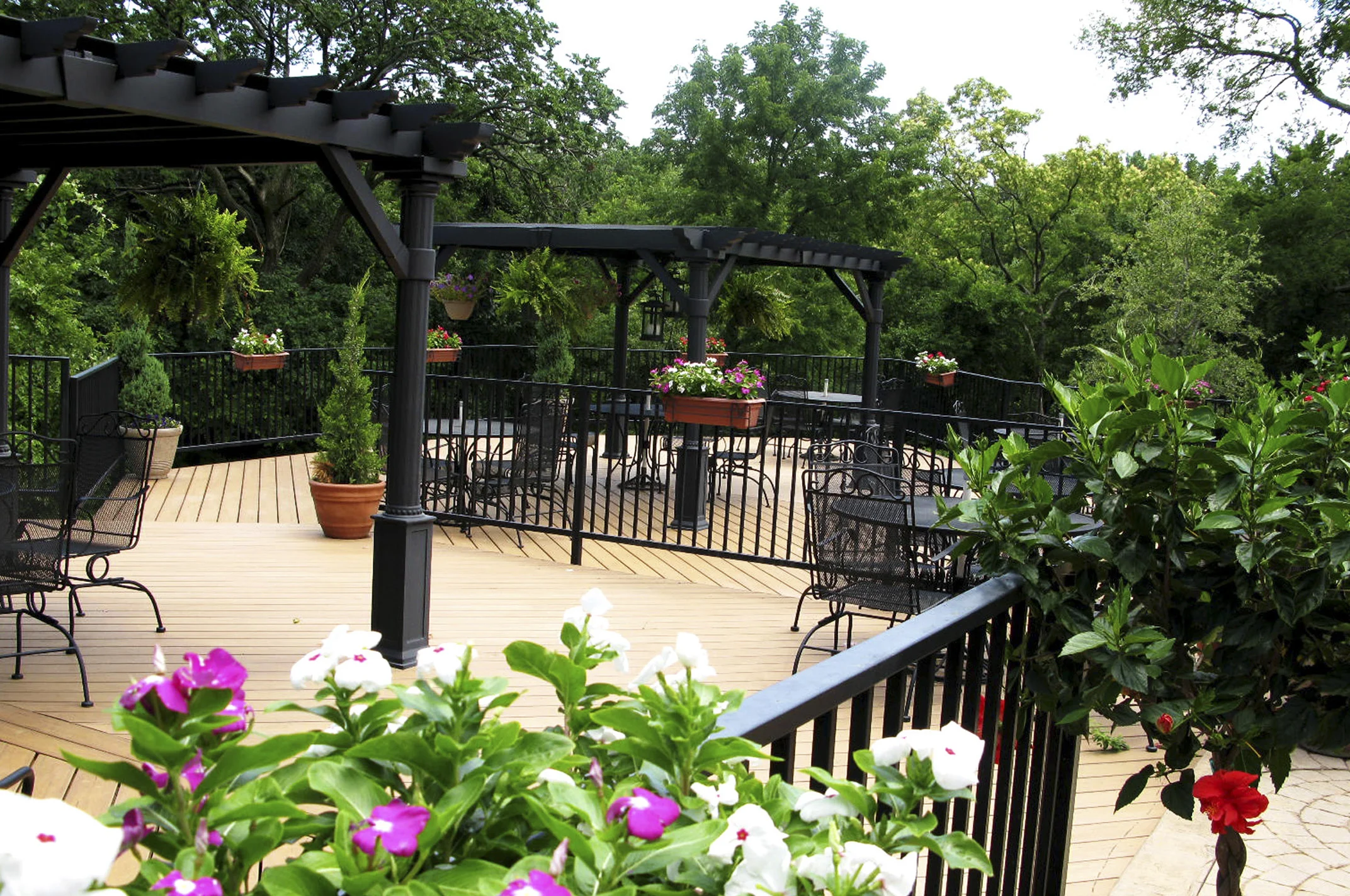 Upper Deck for Inspirations and Two Hearts on east side