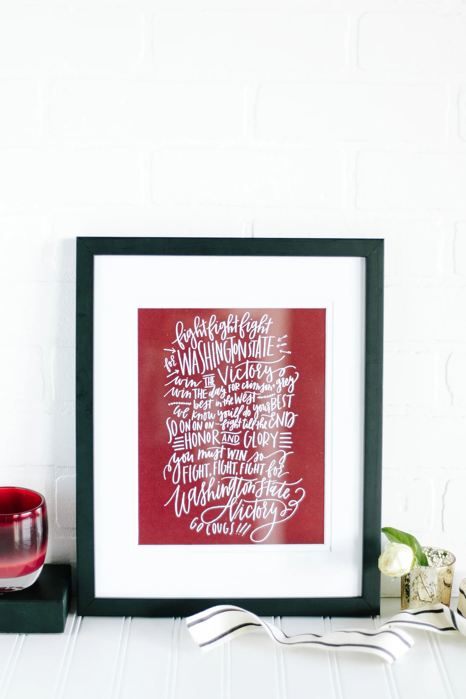 Washington State Cougar Print 