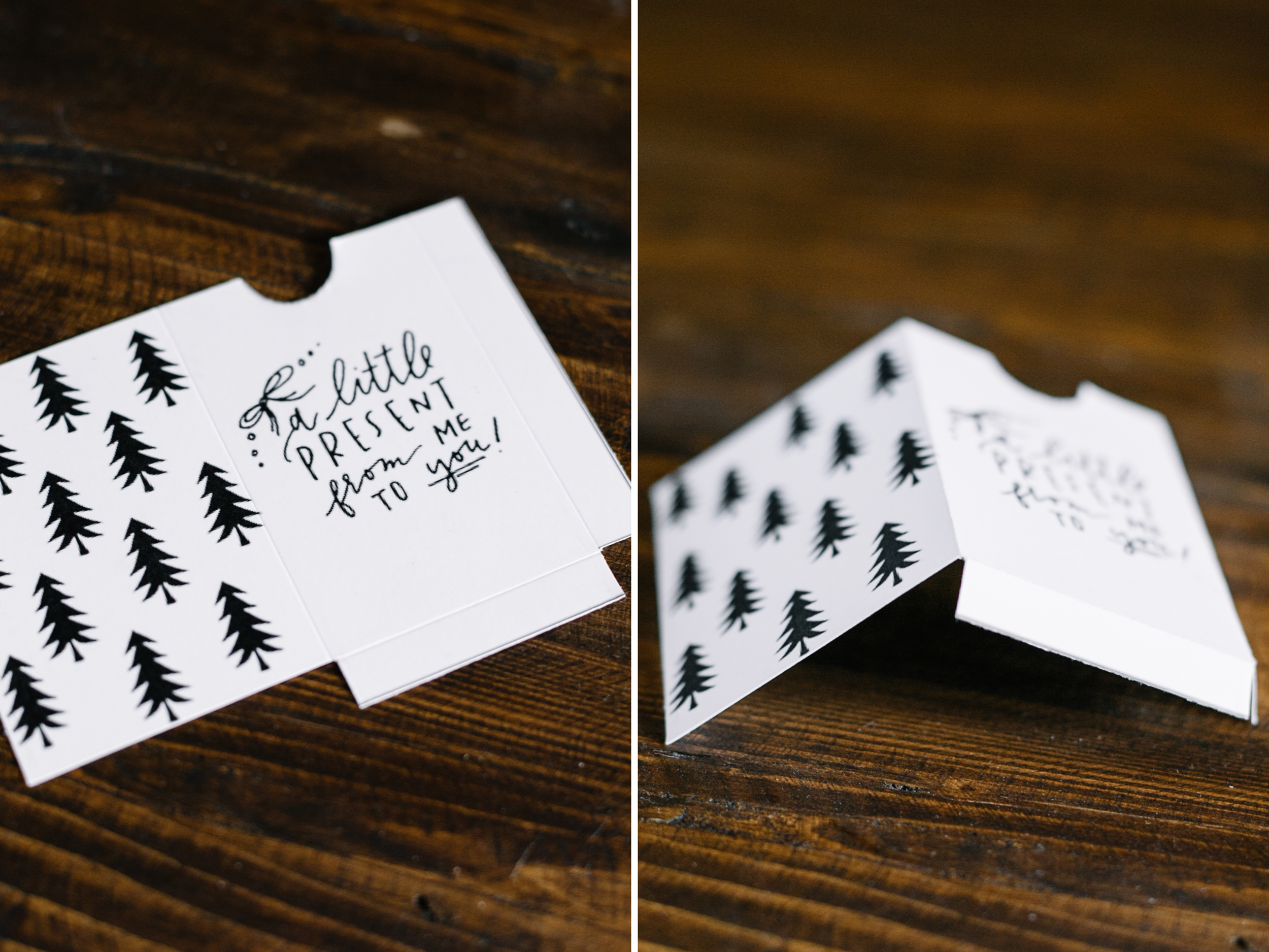 DIY Holiday Gift Card Holders from Eleven and West