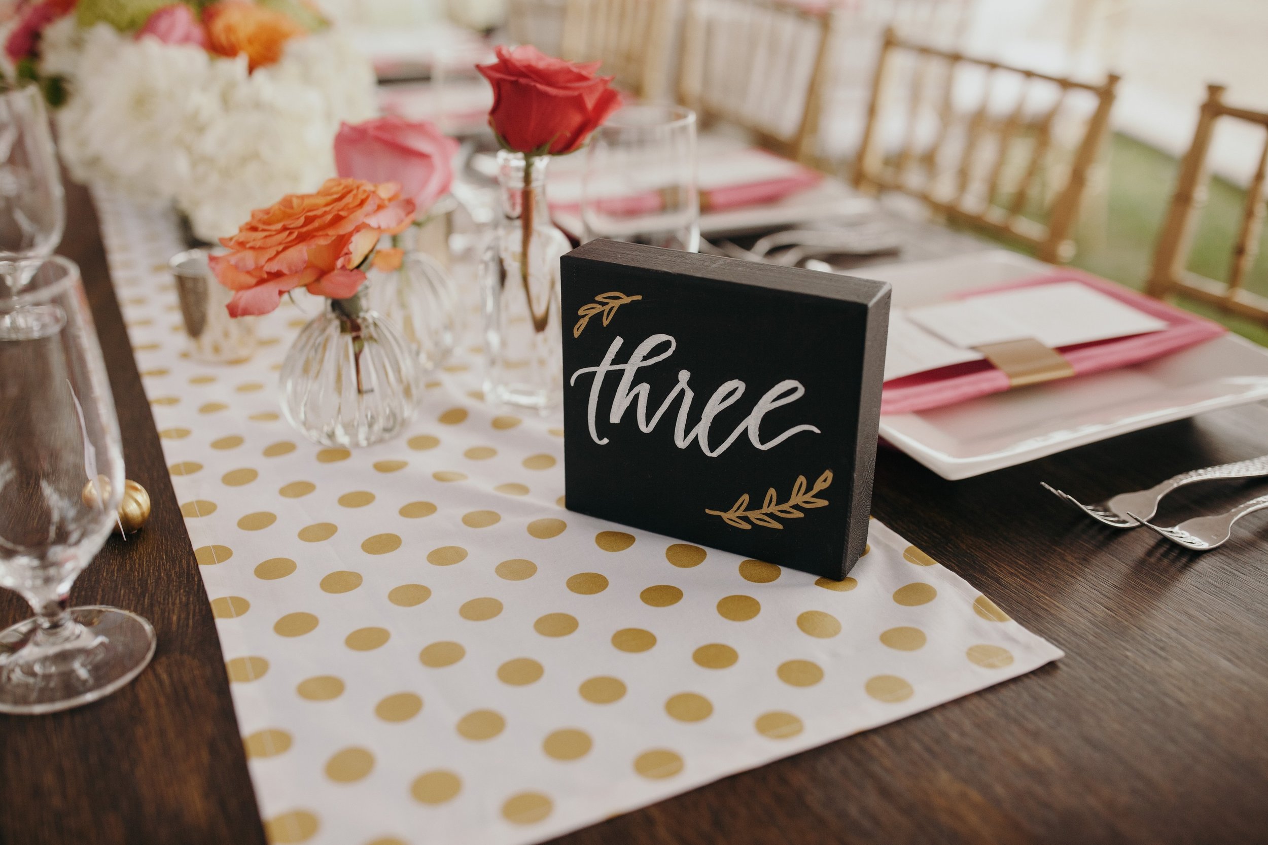 Table Number // Photo by Jordan Voth