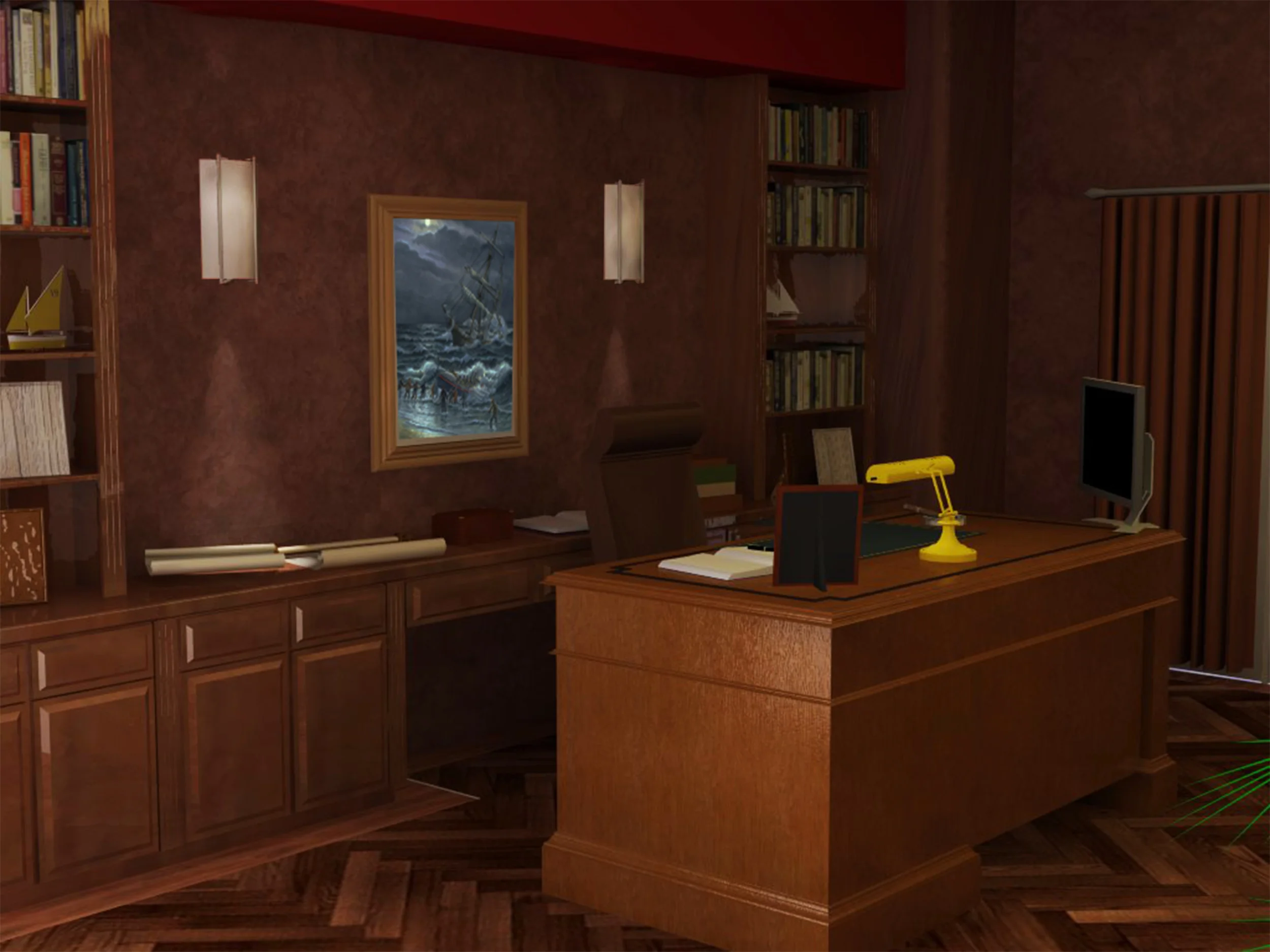 Rendering of the Admiral's Office