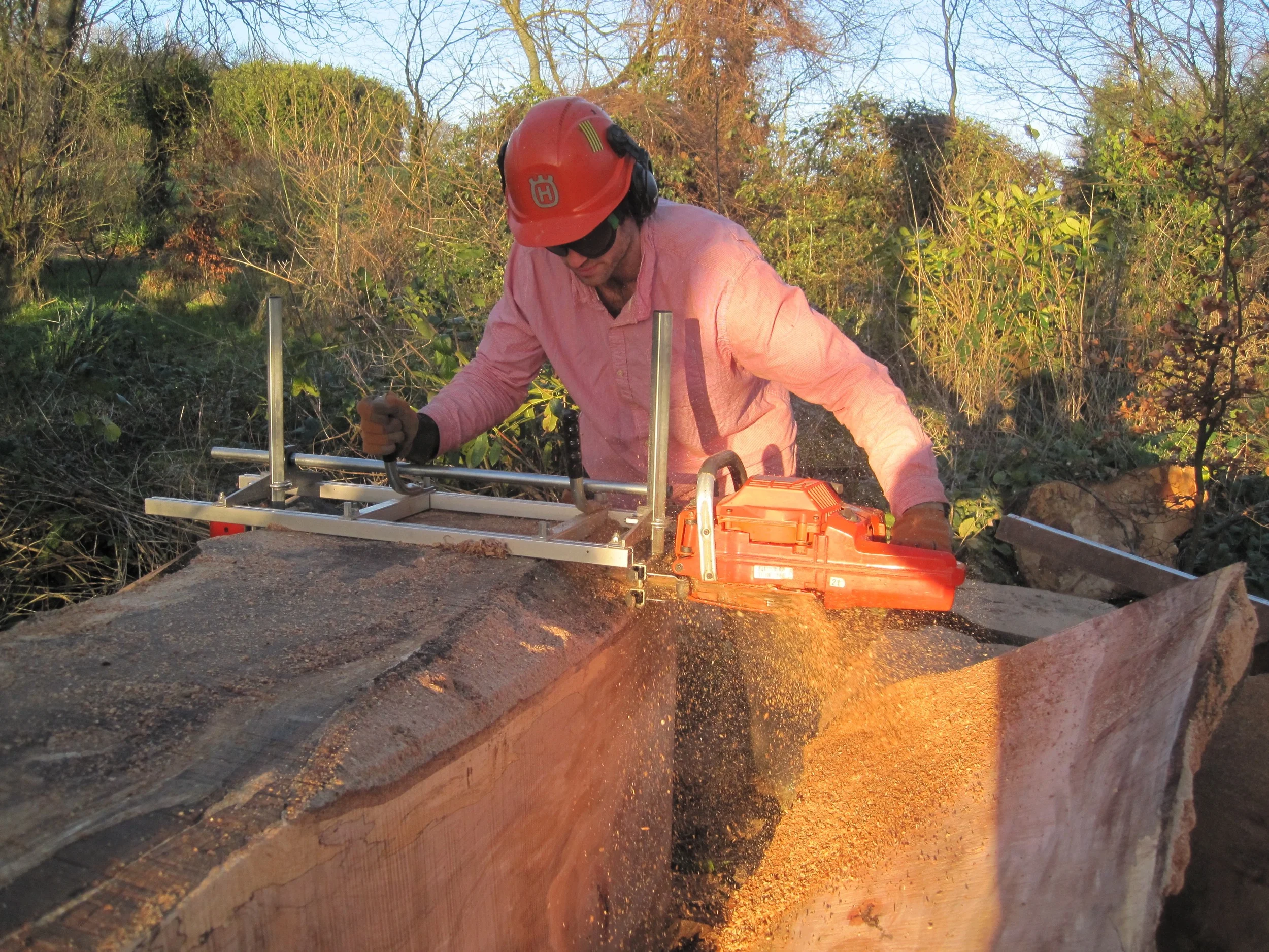 Horizontal Alaskan milling