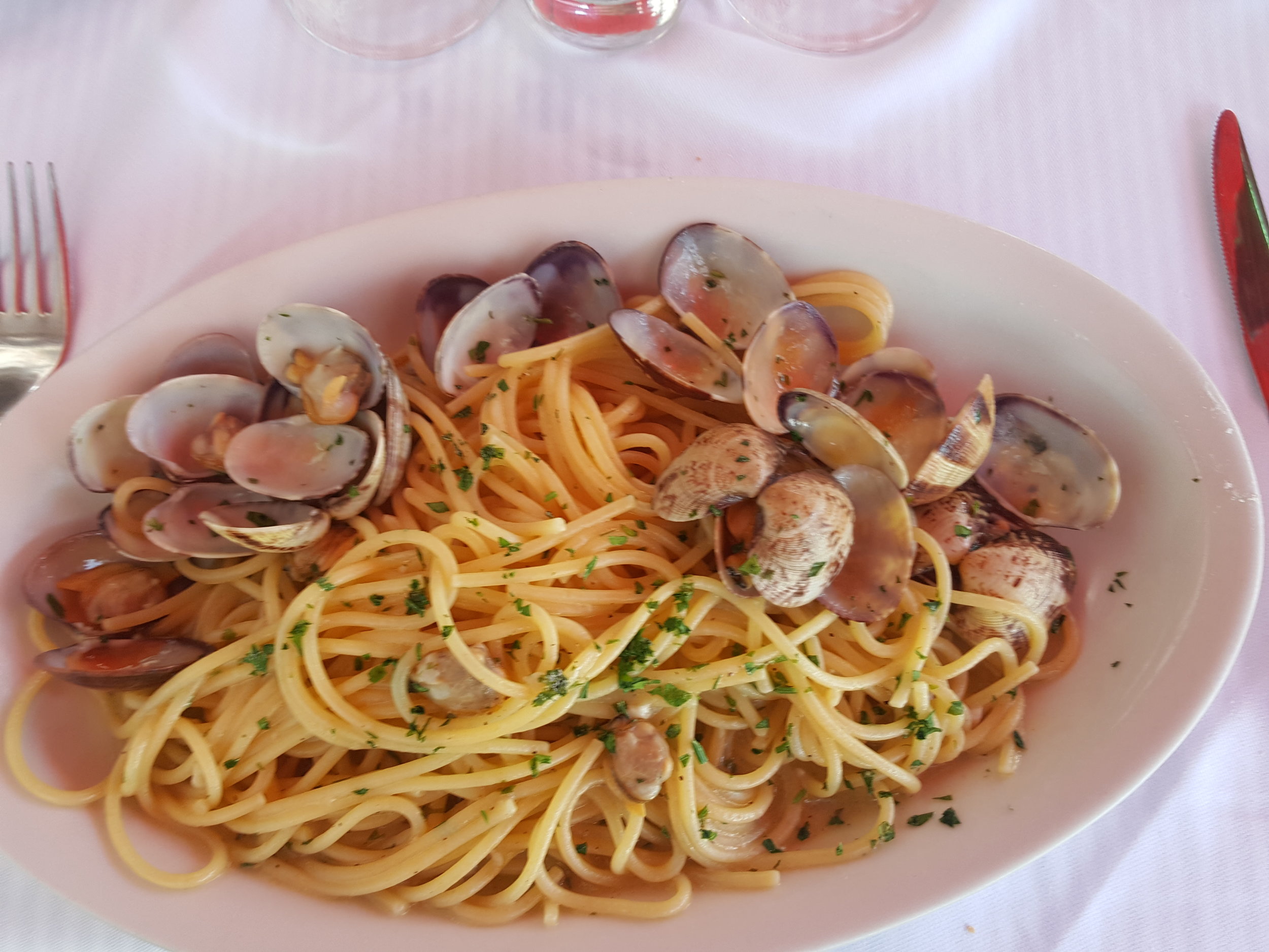 Spaghetti alla (the freshest you can get) Vongole!
