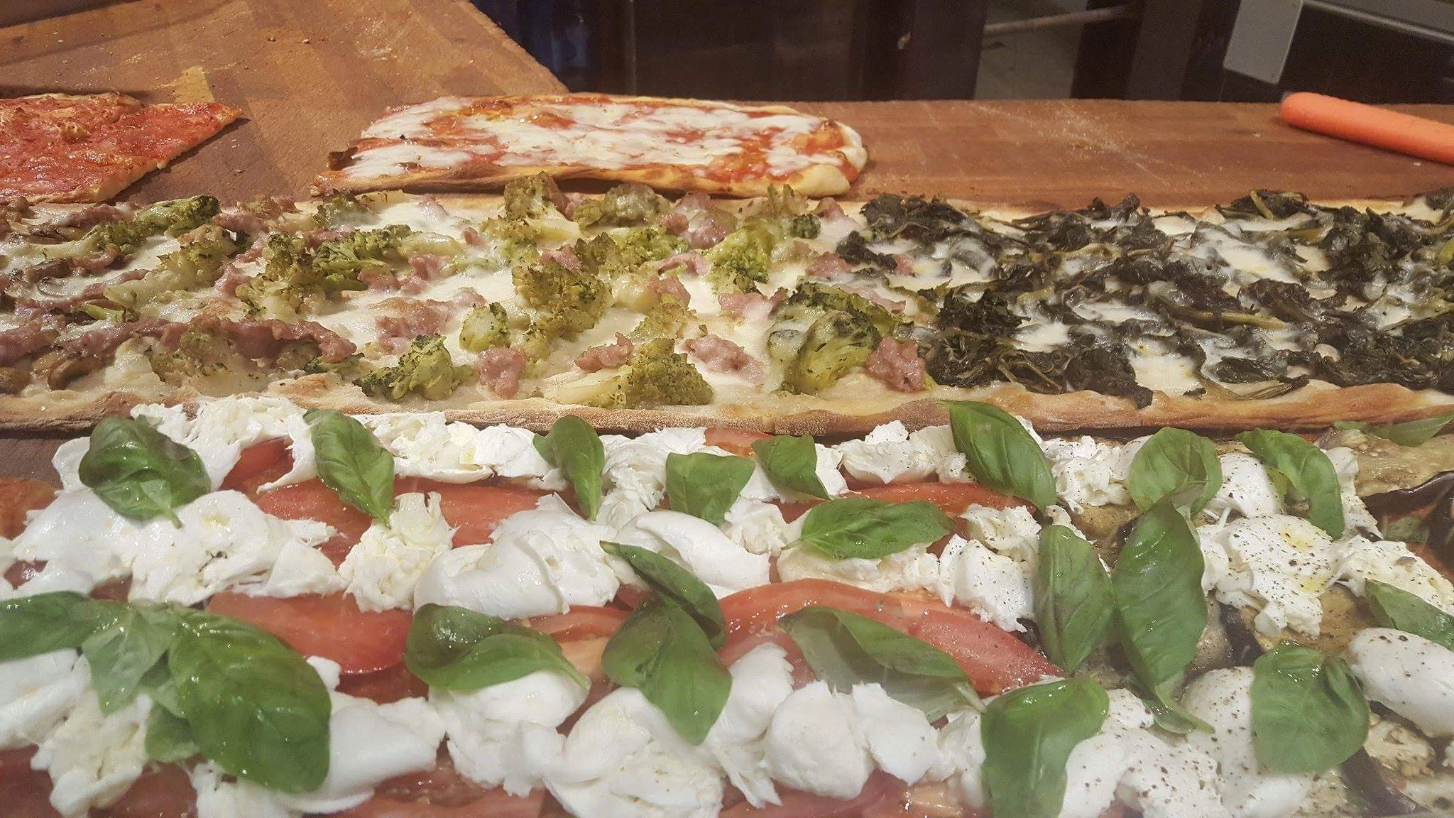 At Roscioli Antico Forno, tell the guy behind the counter how wide a slice you'd like. How hungry are you??