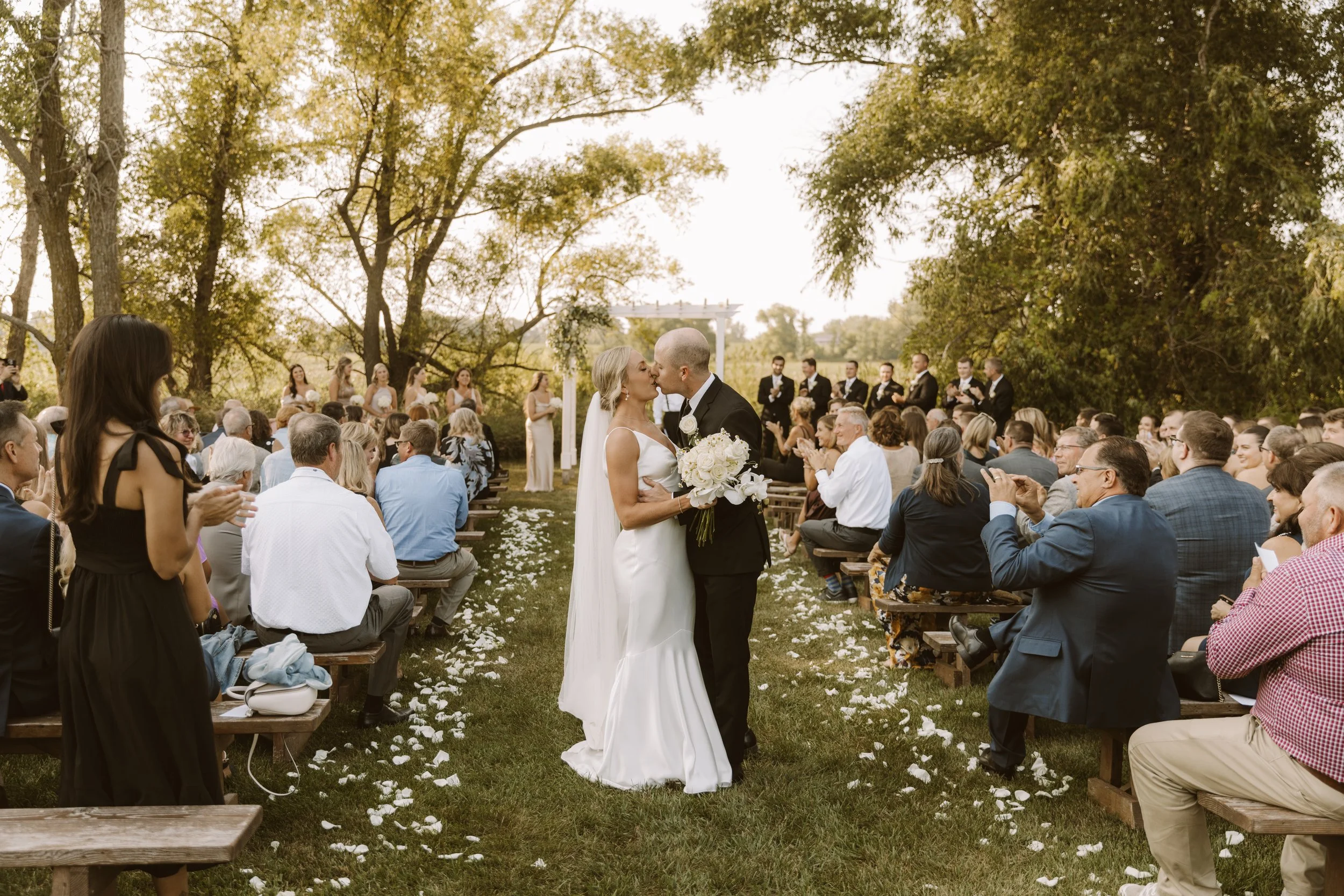 Outdoor wedding venue near Hutchinson