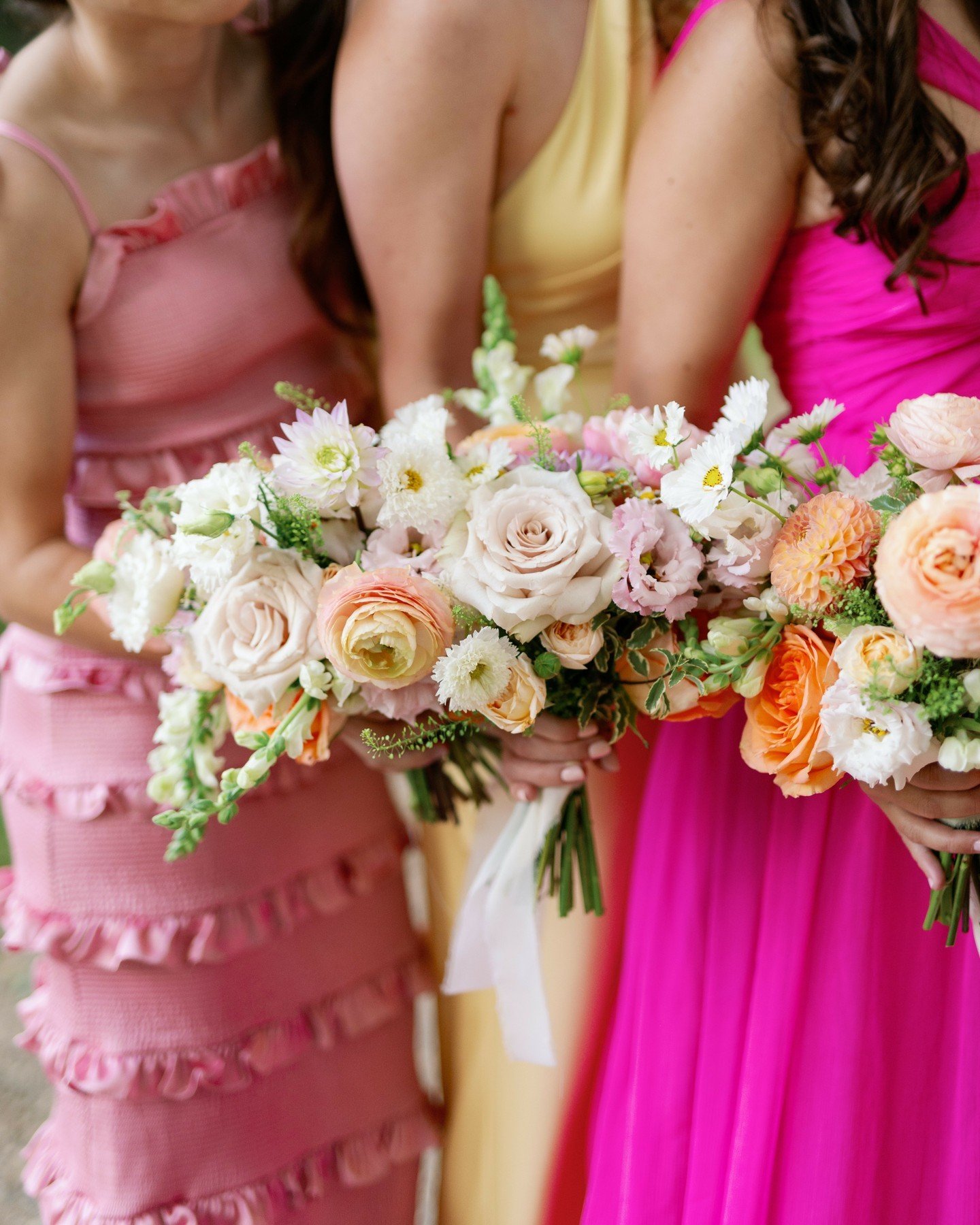 A moment to appreciate these stunning colorful bridesmaids dresses and florals! The vibrant hues bring a delightful pop of color to our beautiful venue, creating a lively and joyful atmosphere. ✨💃

Whether you choose bold shades or soft pastels, our