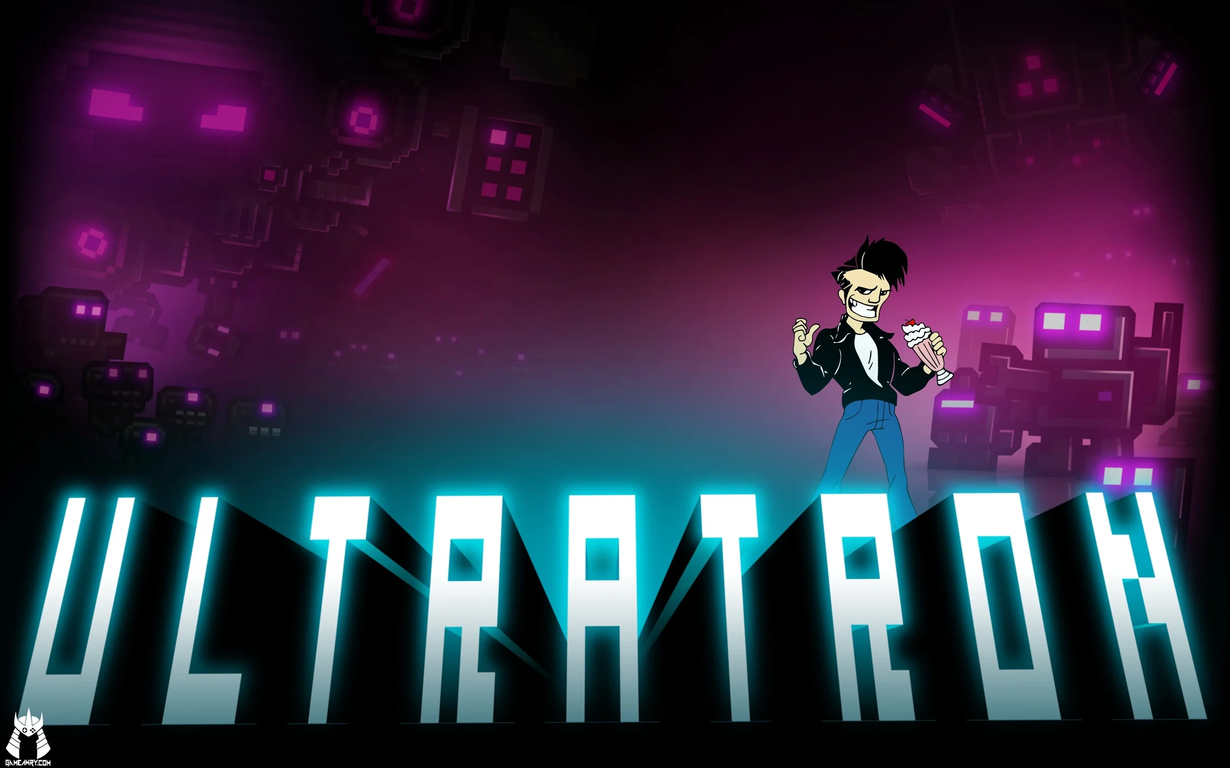 Coolguy Jones feels right at home in the neon land of death and robotics.