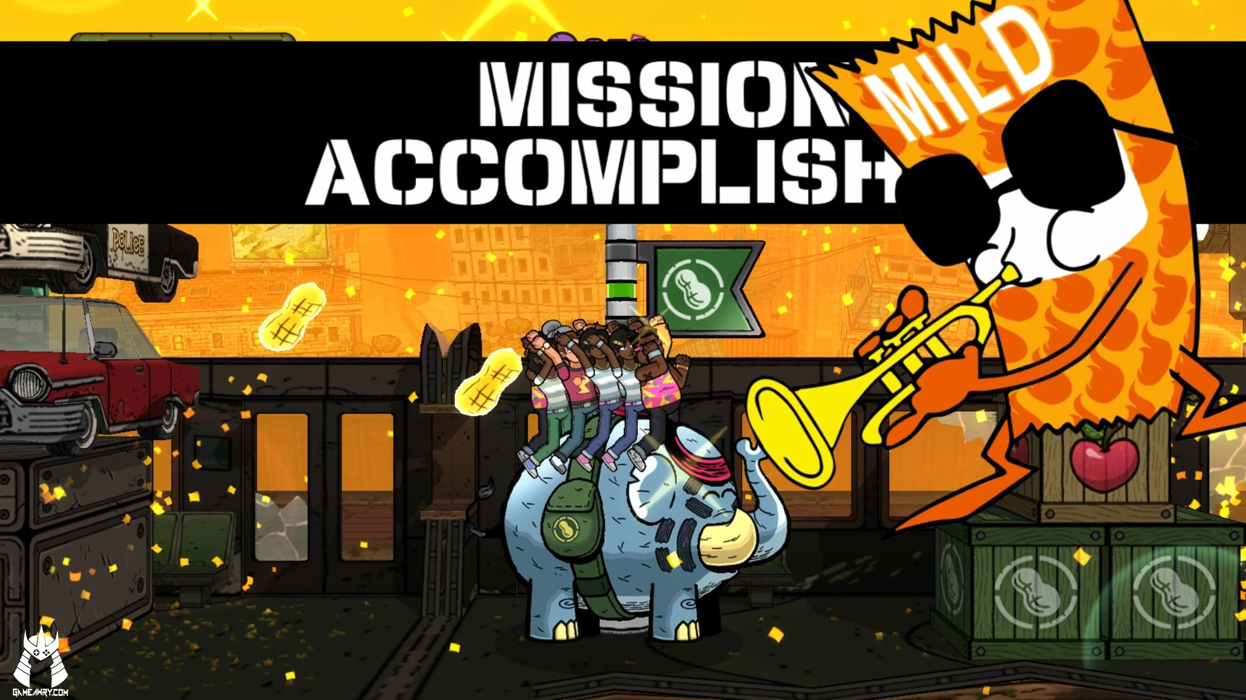 Tembo goes commando to the tune of Milds Davis.