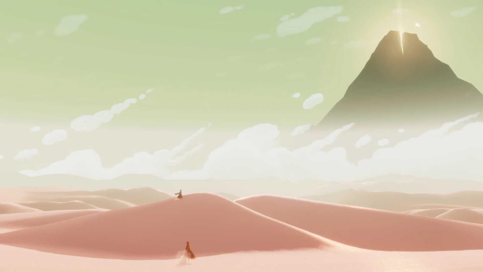 The landscapes of Journey are simply breathtaking at times.
