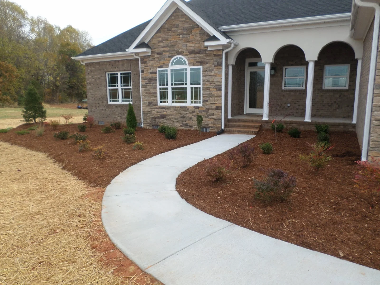Randalman Reservoir New Construction gets Landscaping and Outdoor Entertaining Area
