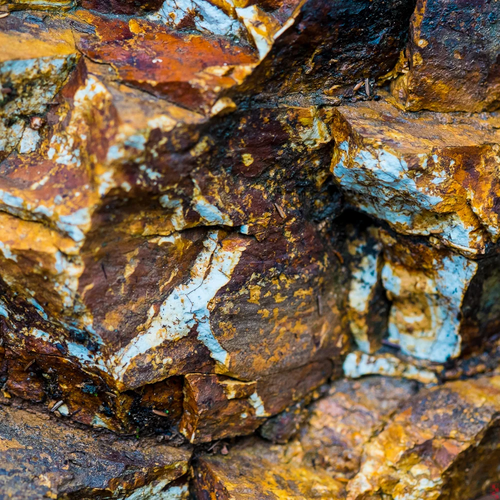 Colorful rocks, Trabzon, Turkey