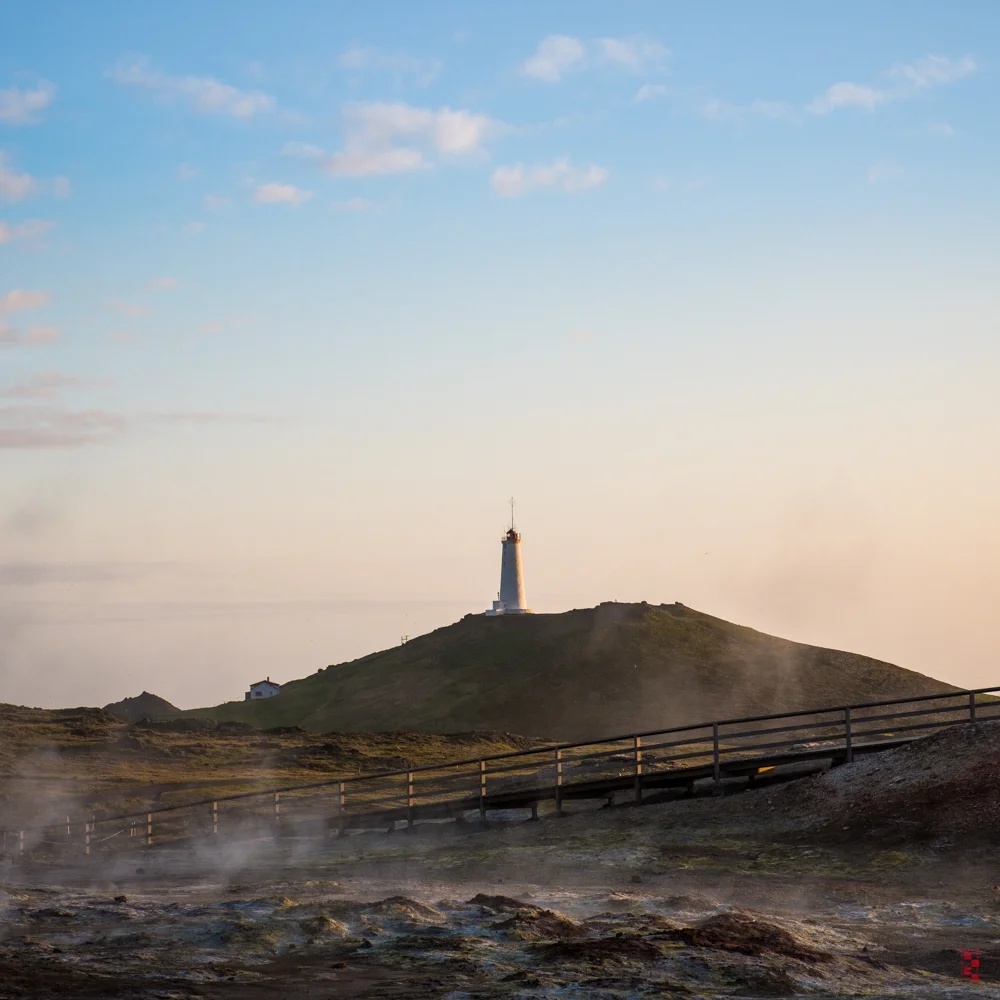 Reykjanesviti from Gunnuhver