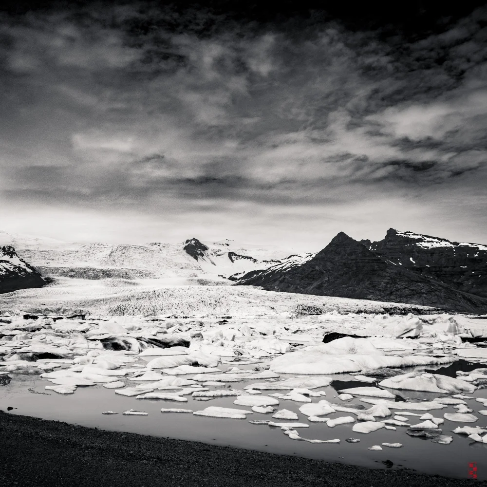 Glacier and lagoon