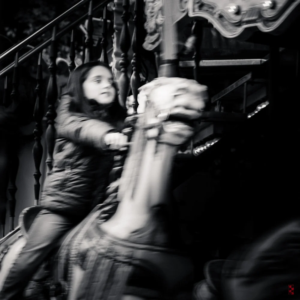 Carousel in Square Louise Michel