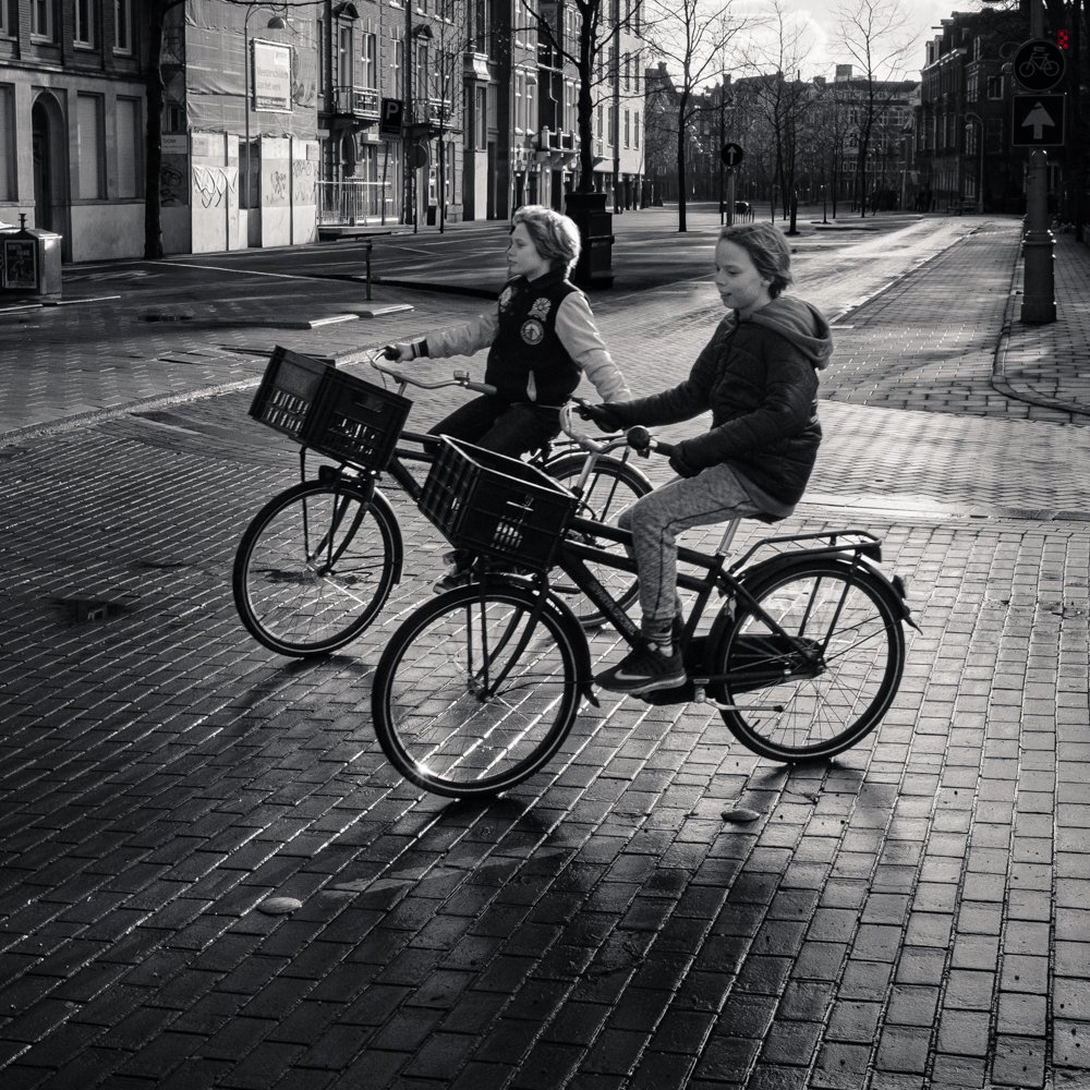  In tandem, Amsterdam. 