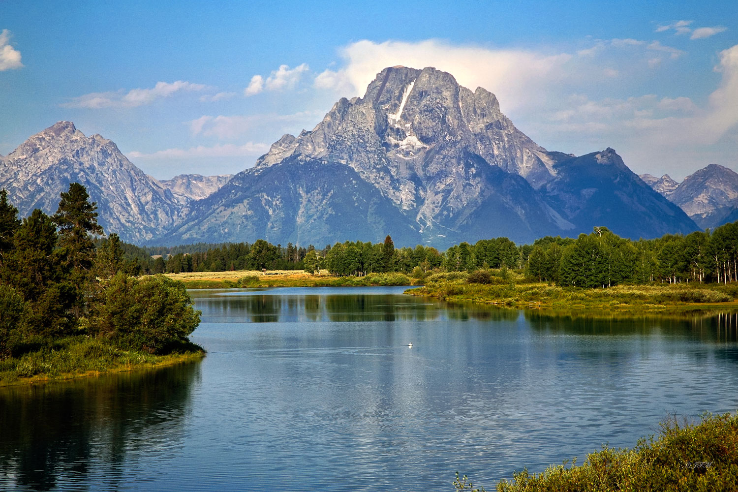 Oxbow Bend Turnout Mt Moran Grand Tetons