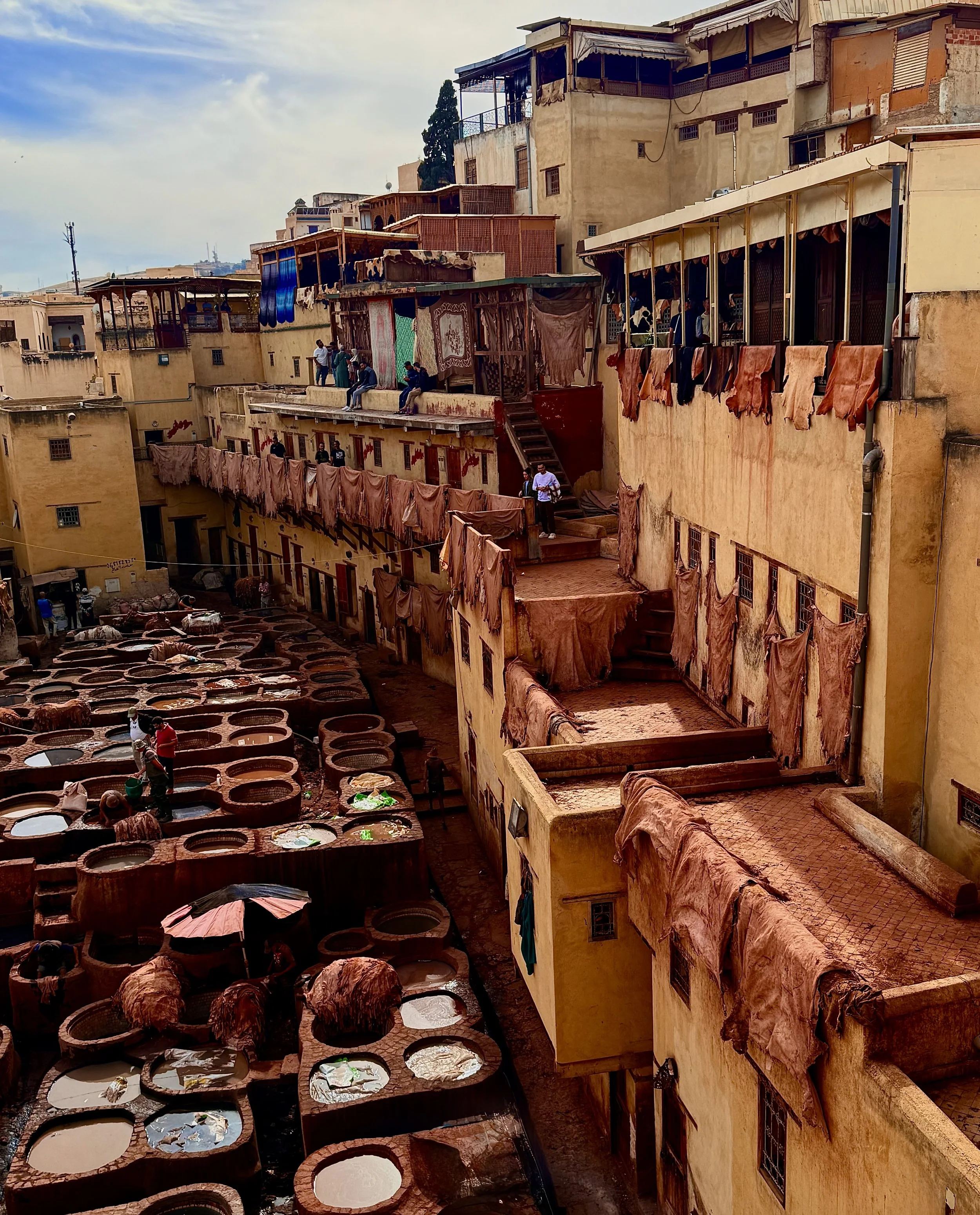 11th Century Chouara Tannery dye vats #1