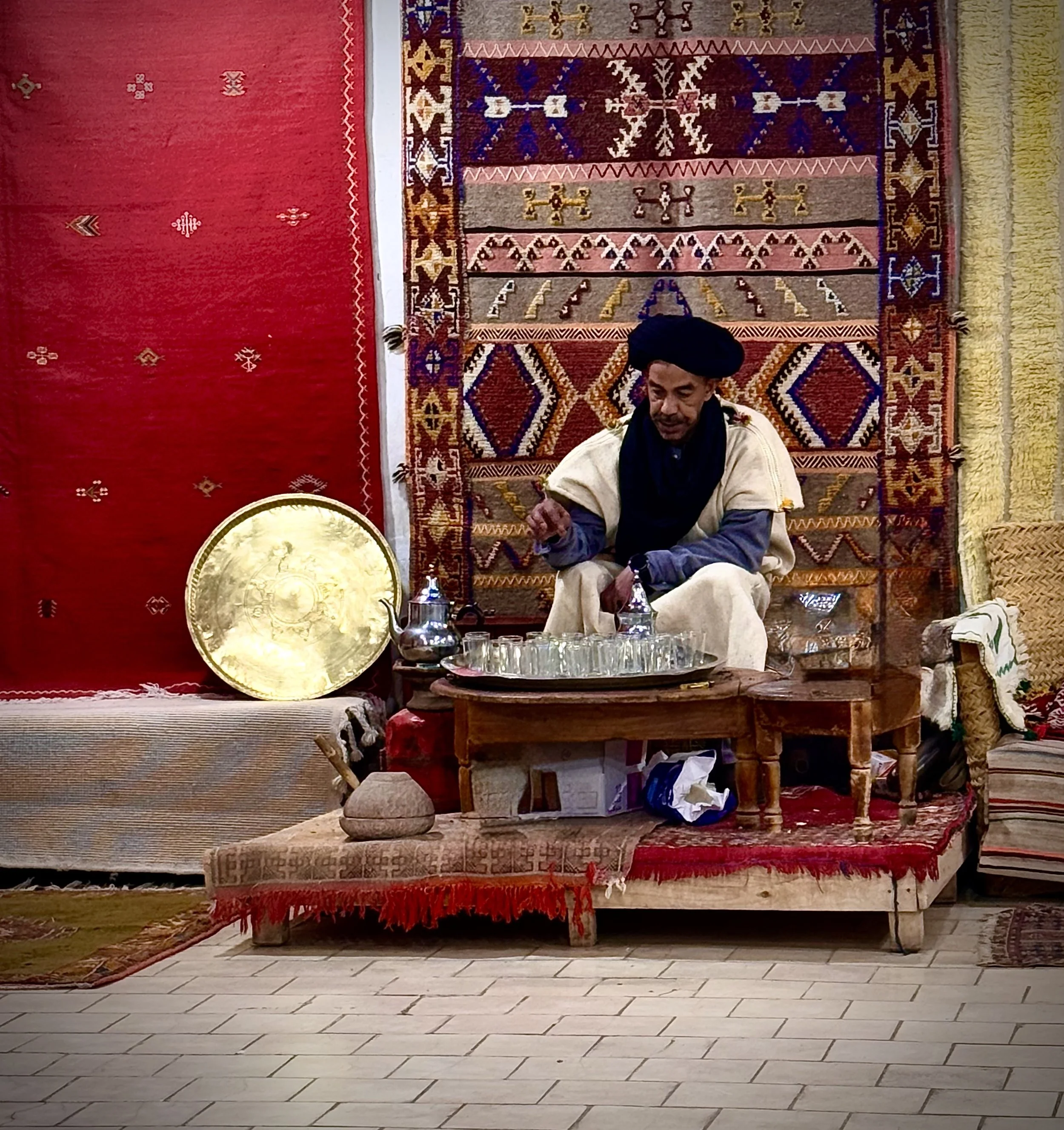 Carpet Merchant Tinghir Morocco