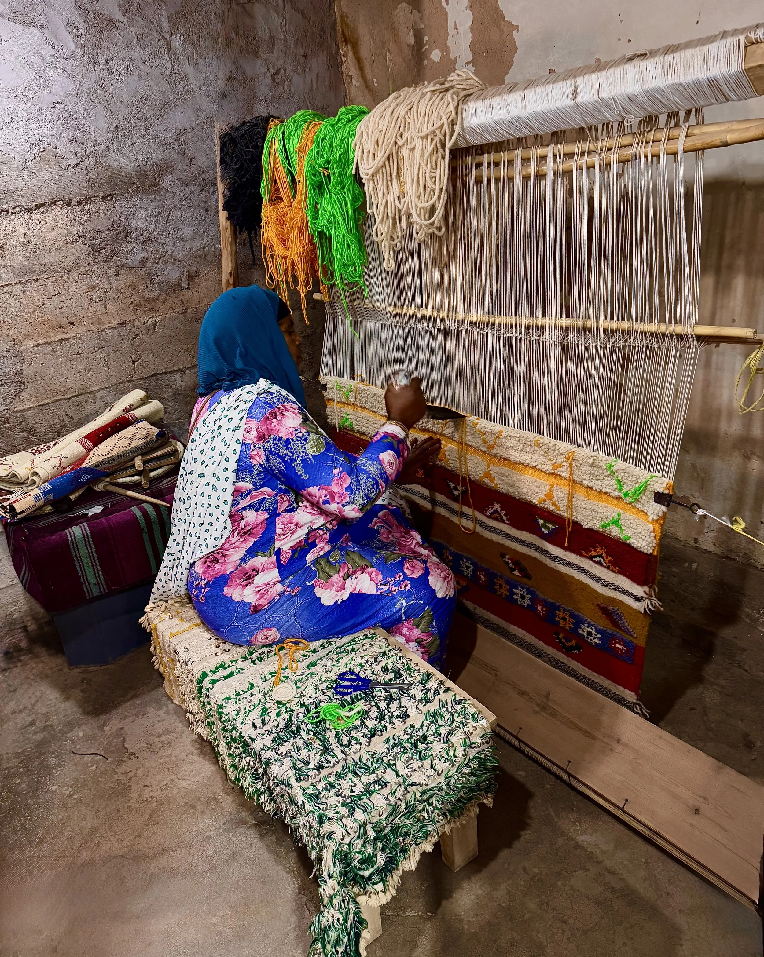 Carpet Weaver Tinghir Morocco