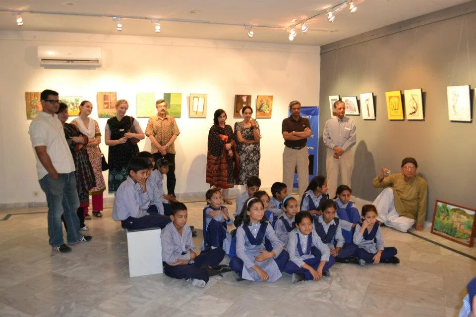 Exhibition of HOLS students at gallery 6