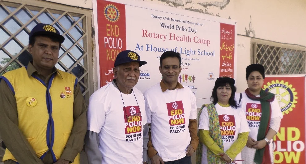 Annual medical check up through Rotary Club