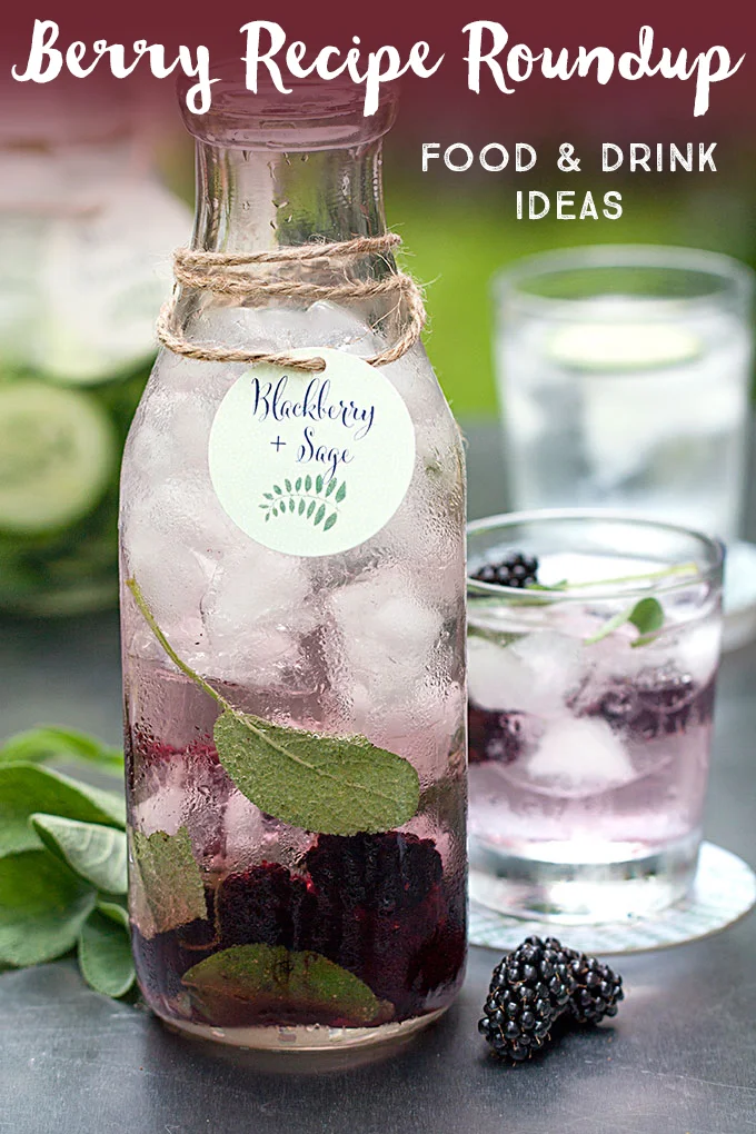 Blackberry and Sage Infused Water by Evermine