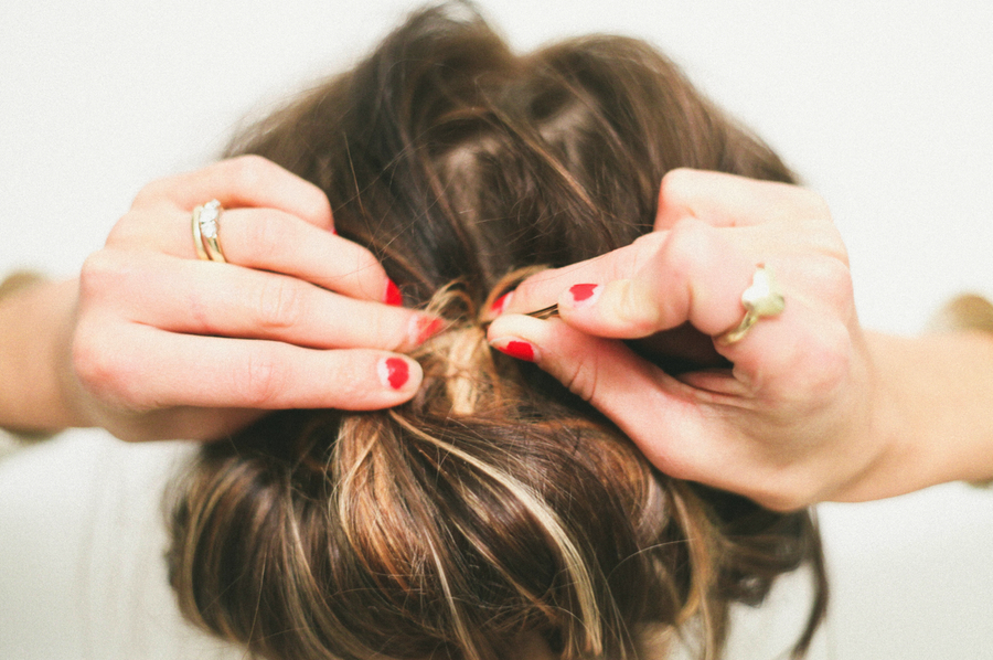 Simple and Elegant Hairstyle. Found Here.