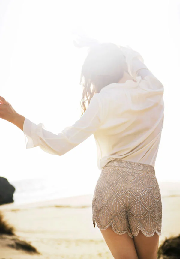 Scalloped Shorts. Found Here.&nbsp;