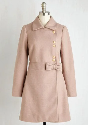 Pale Pink Jacket With A Bow