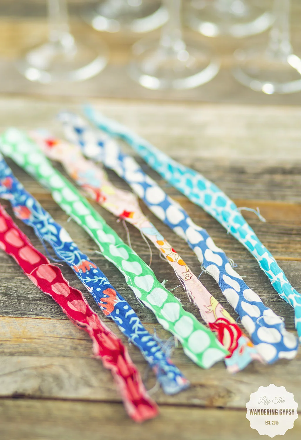 DIY Fabric Wine Glass Markers #BlackBoxSummer #CollectiveBias (Msg4 21+)