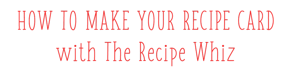 How To Add A Recipe Card To Squarespace Blog Posts — Lily The Wandering ...