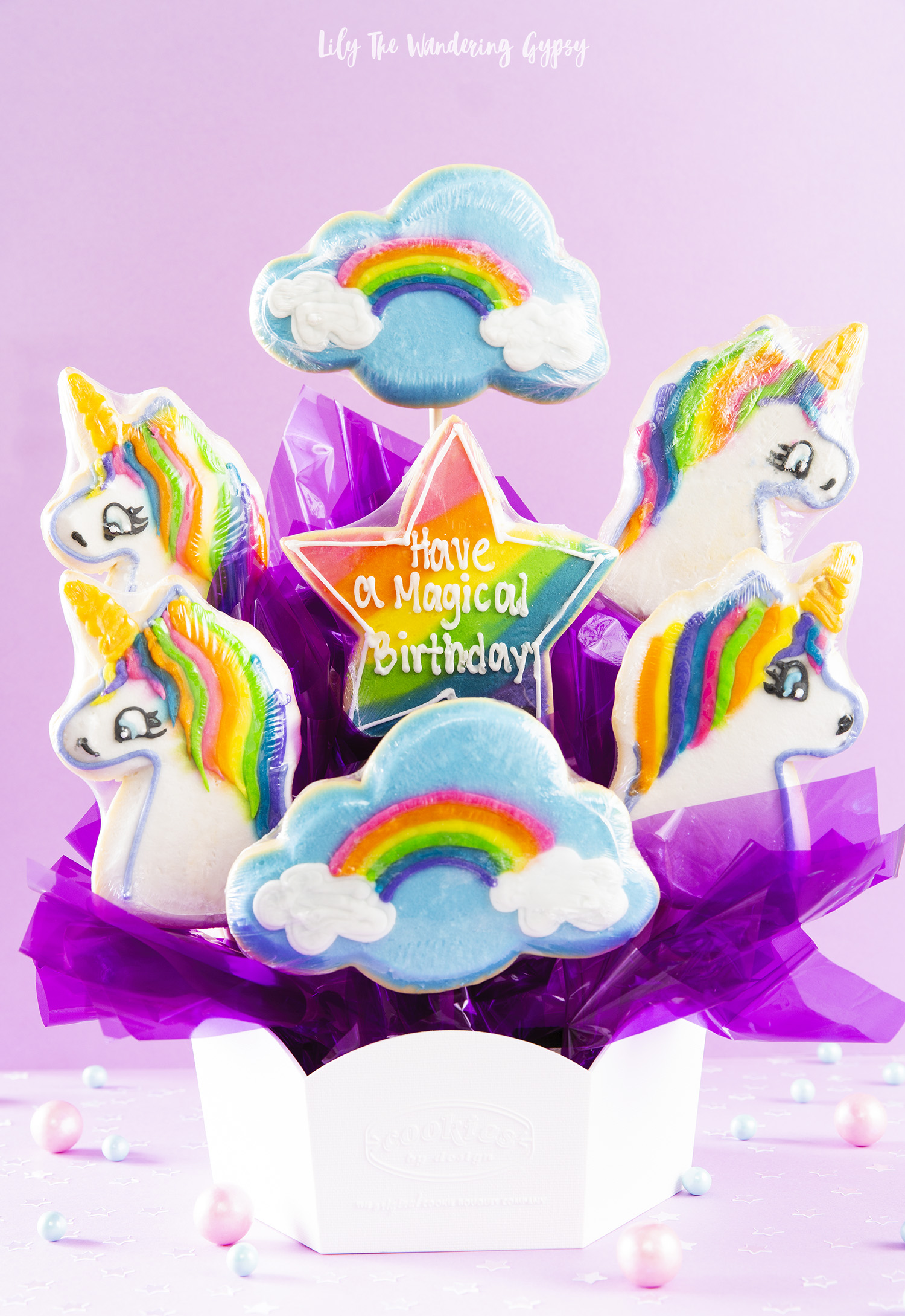 birthday sugar cookies unicorn