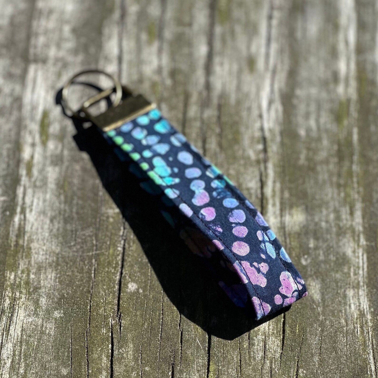 Batik Navy Key Fob.jpg